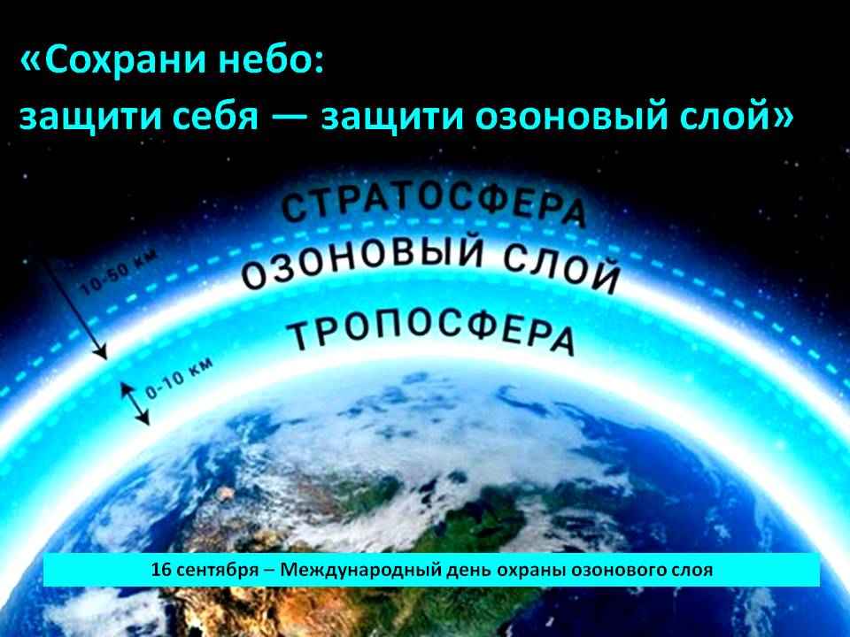 День информирования: «Сохрани небо: защити себя — защити озоновый слой» 