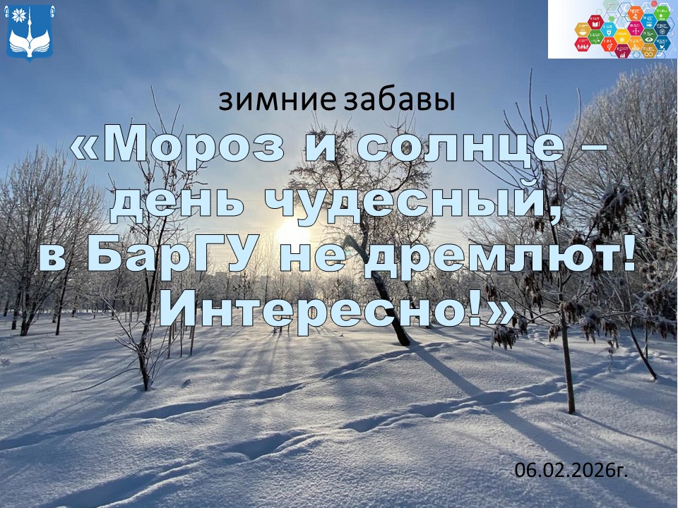 Зимние забавы